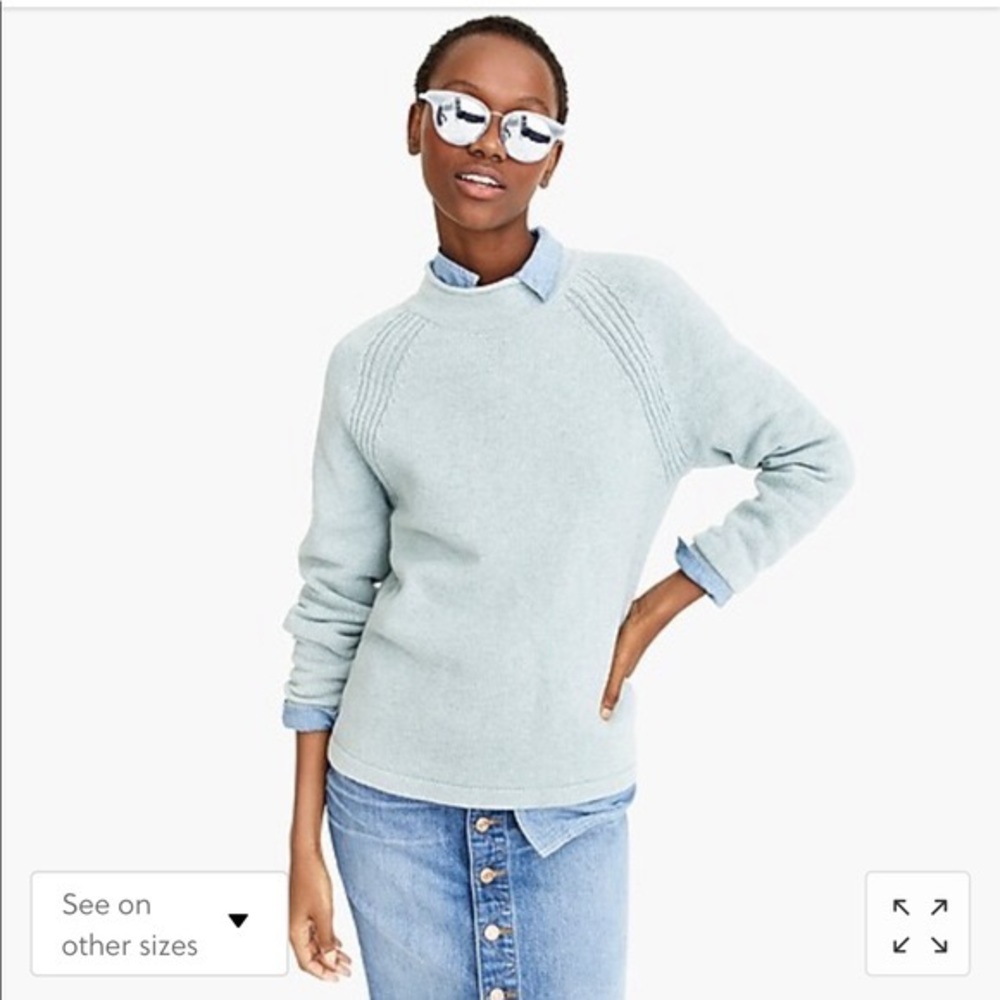 Quartz grey 1988 rollneck sweater - J. Crew